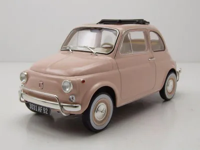 Produktbild von Norev 187774 Fiat 500 L 1968 pink mit Geburtsverpackung 1:18