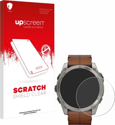 Produktbild von upscreen Schutzfolie für Garmin Fenix 8 AMOLED (51 mm) Displayschutz Displayschutzfolie Folie Klar Transparent