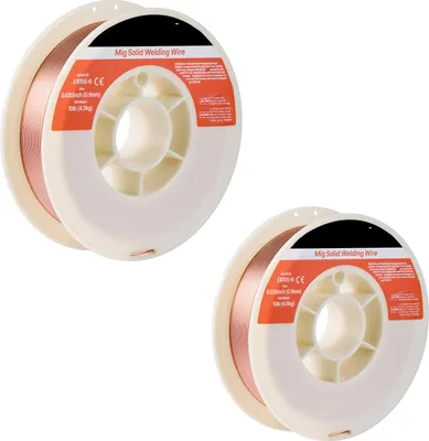 Immagine prodotto di SucceBuy Filo per saldatura MIG 0,9 mm, filo pieno per saldatura ER70S-6, filo con gas di protezione, bobina da 4,5 kg Filo in acciaio da costruzione con elevato contenuto di disossidante per la saldatura con gas di protezione in diverse posizioni di saldatura