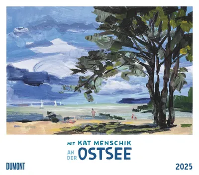 Productafbeelding van "Mit Kat Menschik aan de Oostzee 2025" - Kunstkalender - Ringband - Formaat 38 x 35,5 cm