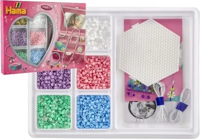 Obrázok produktu pre Hama Beads 3707H, Detská súprava na výrobu šperkov, 5 rok / roky, Viacfarebný