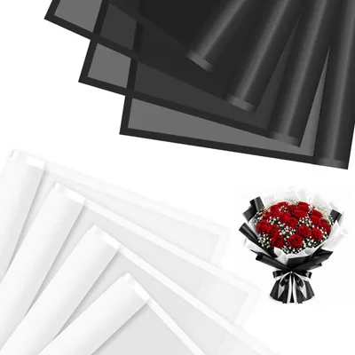 Imagen del producto de Papel para manualidades, blanco y , 58 x 58 cm, 40 hojas