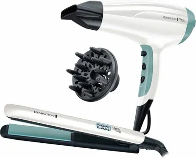 Image de Remington Shine Therapy Duo Soin Brillance Avancé Pour Cheveux Lisses Et Secs - Remington