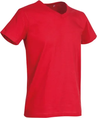 Produktbild von Stedman ST9010 | V-Neck Herren T-Shirt Ben - Farbe: Crimson Red - Größe: XXL