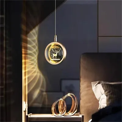 Image de Suspension moderne avec éclairage LED et design unique