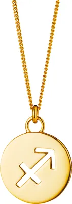 Produktbild von cai Halskette Schütze Sternzeichen 925/- Sterling Silber vergoldet