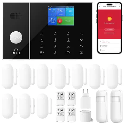 Image de Système d'alarme, connectivité WLAN, détection de mouvement, 4G