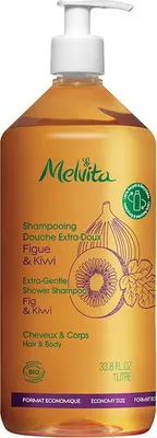 Zdjęcie produktu dla Melvita 86Z0010, 1000 ml, 2w1 Szampon i Żel pod prysznic, Użytkownicy nieprofesjonalni, Unisex, Do wszystkich włosów, Wszystkie kolory