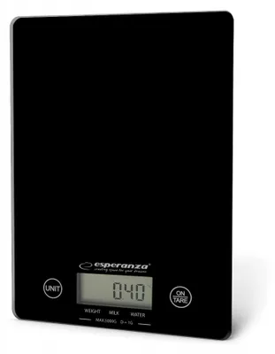 Produktbild von Digitale Küchenwaage Esperanza Lemon 5 kg / 1 g, schwarz, LCD-Display