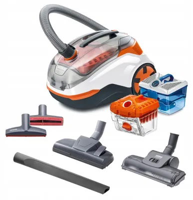 Produktbild von THOMAS PET&FRIENDS 2-in-1-Hybridstaubsauger – Trocken-/Nassreinigung, elektrische Saugleistung