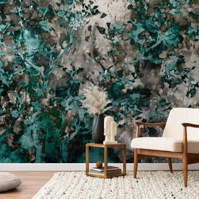 Produktbild von Vlies Fototapete - Scandinavian Green 450x315 cm Muster a-A-10156-a-a
