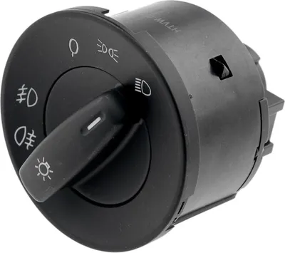 Zdjęcie produktu dla Przełącznik świateł, Skoda Octavia II 2004-2013, chrom, 1Z0941431