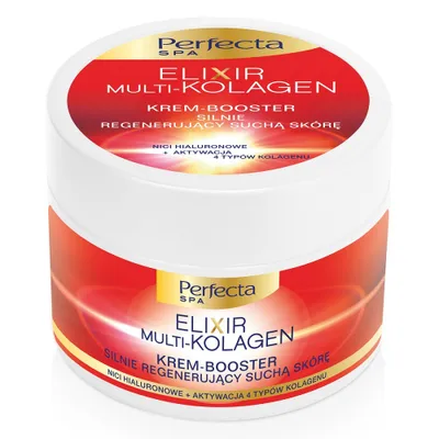 Produktbild von Perfecta Elixir Multi-Kolagen krem-booster silnie regenerujący suchą skórę, 225ml