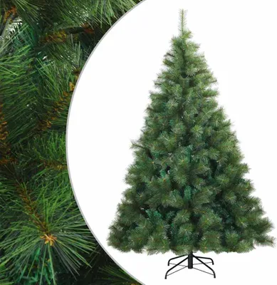 Produktbild von Künstlicher klappbarer Weihnachtsbaum Grün 210 cm PVC, Stahl
