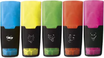 Produktbild von TimeTEX Textmarker-Set mit Flüssigtinte, 5-tlg. im Beutel