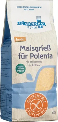 Produktbild von Spielberger Mühle Maisgrieß für Polenta demeter 500g