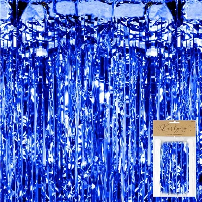Obrázek produktu pro Modrý závěs pro narozeninovou oslavu 100X200 cm