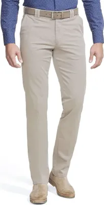 Produktbild von Meyer Baumwollhose beige einfarbig Baumwolle