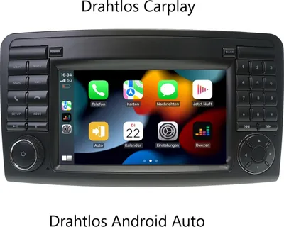 Produktbild von Für Mercedes Benz W164 GL320 ML350 X164 Autoradio GPS NAVIGATION Android 13. DSP/RDS USB BT Drahtlos Carplay und Android Auto 4G