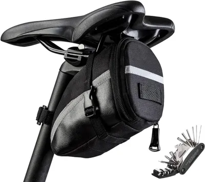Productafbeelding van Zadeltas racefiets - 1,2 liter - Reflecterend - Mountainbike