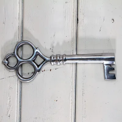 Produktbild von Schlüssel als Wanddekoration, klein, Wanddeko, Aluminium
