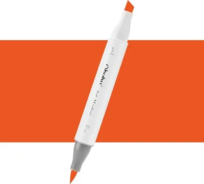 Zdjęcie produktu dla Brush & Chisel dwustronny marker alkoholowy OHUHU, YR172 Tiger Lily