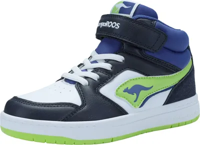 Produktbild von KangaROOS K-CP Hogan EV High-Top Kinder Uni Sneaker 10126 000 4054 blau/grün, Schuhgröße:35 EU