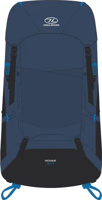 Produktbild von Highlander Rucksack Novar Rucksack Navy 50 + 5 Liter - Blau