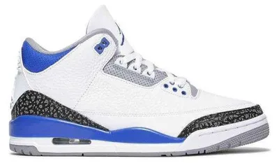 Produktbild von Air Jordan 3 Retro Racer Blue - EU: 40.5