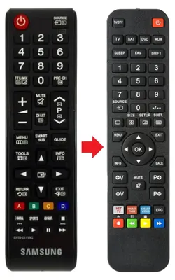 Produktbild von Fernbedienung geeignet für SAMSUNG BN59-01199G