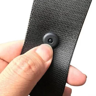 Productafbeelding van Veiligheidsgordelgesp Slippage Clip Set van 4 - Zwart