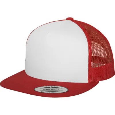 Obrázek produktu pro Yupoong Mesh Trucker Cap rot/weiß Uni