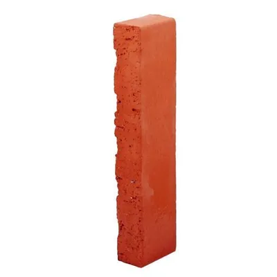 Image de Brique décorative plate 22x3x5cm - rouge