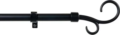 Obrázek produktu pro SadaKovová tyč 19mm dvojitá černá 160-300cm cintacor