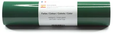 Produktbild von Kreativplotter Vinylfolie glänzend WALDGRÜN 21x300 cm