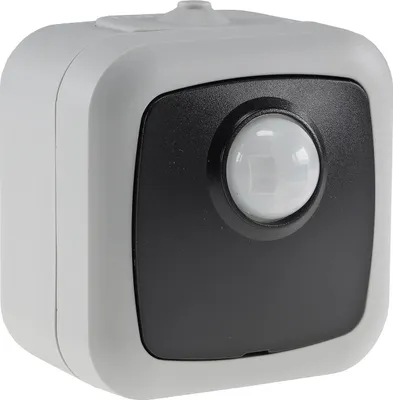 Produktbild von ChiliTec Feuchtraum Aufputz Bewegungsmelder IP44 AP grau