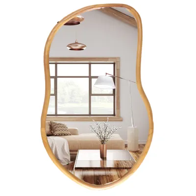 Produktbild von MISOU Wandspiegel Mirror Organic Shape 75x45cm Wood