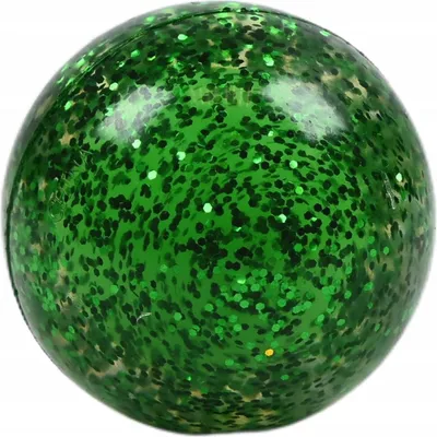 Produktbild von XXL Glitzer Flummi 60mm Leuchtender Springball - Bunter Gummiball für Kinder & Haustiere Spaß
