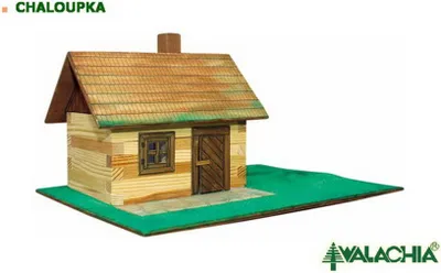 Immagine prodotto di Walachia 8594036430013 - Capanna in legno n. 1 Set di costruzioni in legno, modellismo ferroviario in scala 1/ LGB 1:32