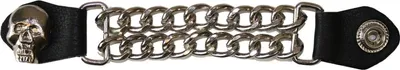 Produktbild von Motorrad Weste Verlängerung Westenverschluss Westenkette Biker Kette EXTENDER mit Metallketten 4er Set, Design:D4