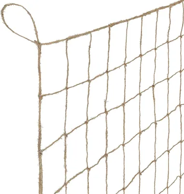 Produktbild von GardenGloss Jute Ranknetz Nachhaltig 100% Biologisch Abbaubar - Mit grosser Maschenweite für Gurken, Tomaten und Anderen Gemüsepflanzen - (2m x 2.5m)
