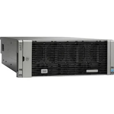 Produktbild von Cisco Barebone-System - 4U Rackmount - 4 x Prozessor-Support - Intel C602J Chip - 6 TB Maximum RAM Support - 96 Total Memory Slots - Serial ATA, Serial Attached SCSI (SAS) RAID-Unterstützung Steuerung - G200e 8 MB Graphic(s) - Processor Support (Xeon) - Gigabit-Ethernet, 10 Gigabit Ethernet