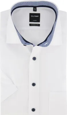 Produktbild von Olymp Hemd kurzarm Modern Fit weiß
