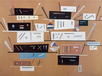 Obrázek produktu pro Wassily Kandinsky Art Print Picture - Composition 1940 (60 x 80 cm)