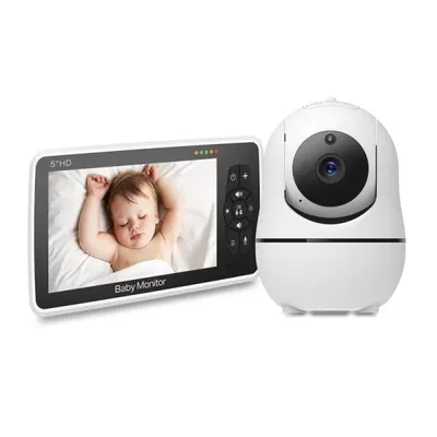 Obrázok produktu pre Farebná detská chůvička s monitorom a kamerou, otočná o 360 stupňov, RobiCam, CM50