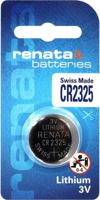 Zdjęcie produktu dla Renata CR2325, Jednorazowa bateria, Lit, 3 V, 1 szt., 190 mAh, 23 mm