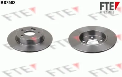 Produktbild von 2 Bremsscheiben Hinterachse voll Ø 276 mm 9 mm FTE für u.a. MB A-KLASSE