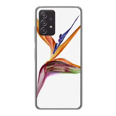 Produktbild von MuchoWow® Handyhülle Schutzhülle Hülle für Samsung Galaxy A53 5G Strelitzia - Aquarell - Blumen Silikon Softcase Handy Hülle - Schutzabdeckung
