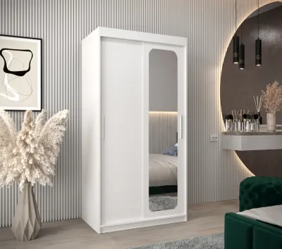 Produktbild von Spiegelschrank DONICELA 1 - 100 cm, weiß