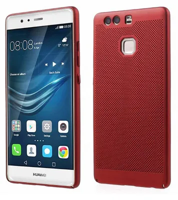 Produktbild von Handy Hülle für Huawei P8 Lite 2017 Schutzhülle Case Tasche Cover Etui Rot